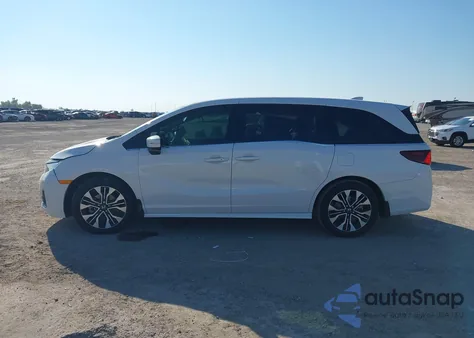 2025 Honda Odyssey Elite z USA, uszkodzony, nr VIN 5FNRL6H91SB049345